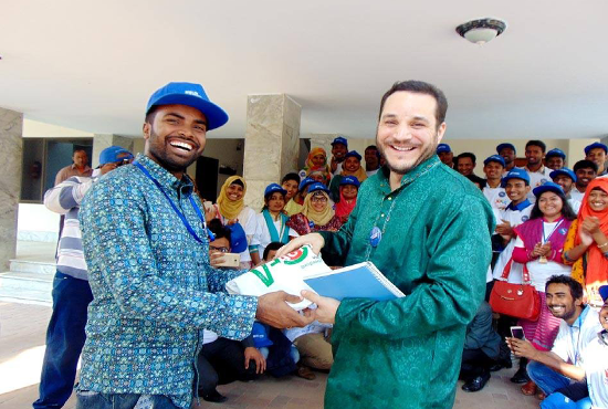 Zahir Iqbal Nannu with forigner