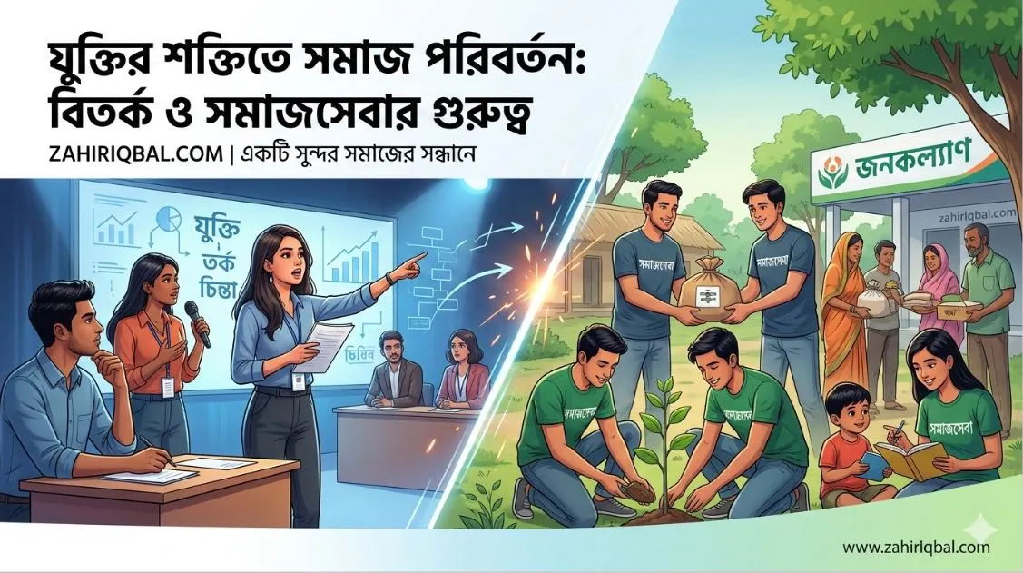 যুক্তির শক্তিতে সমাজ পরিবর্তন: বিতর্ক ও সমাজসেবার গুরুত্ব