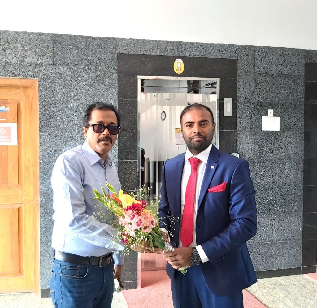 Zahir Iqbal with Actor Faruk